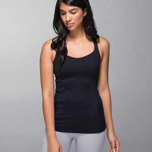 lululemon athletica black free to be tank top